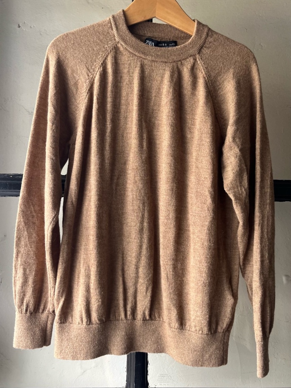 Darling Girls Camel Brown Wool Modal Blend Sweater